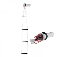   Třístupňový, 110 cm dlouhý vestavěný záchranný žebřík