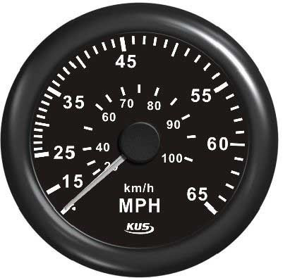 Tachometr KUS 55 MPH černý