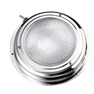   Kabinové světlo stropní 20 LED spínač nerezová ocel 140 mm