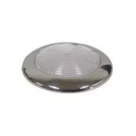 Kabinové světlo ploché 16 LED z nerezové oceli 94 mm