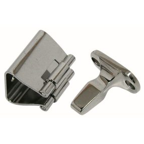 Zár szekrényhez inox 29 x 21 mm EVA