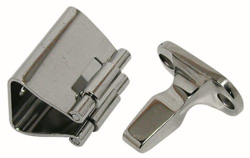 Zár szekrényhez inox 29 x 21 mm EVA