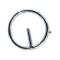 Upevňovací kroužek z nerezové oceli 10 ks/23 mm