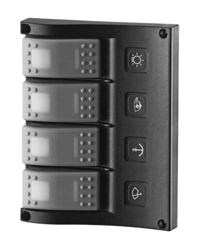 Kapcsolótábla LED 4 egységes EVA