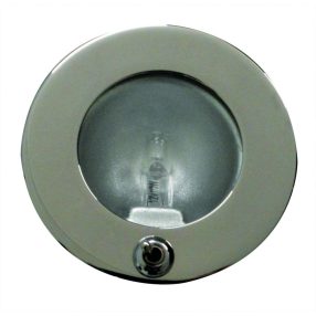 Kabinfény halogén kapcsolóval rozsdamentes EVA