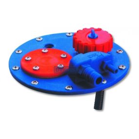 Víčko palivové nádrže s přístrojovou deskou