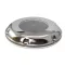 Ventilátor se solární baterií, inox 215 mm ALL