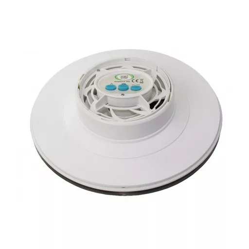 Ventilátor se solární baterií, inox 215 mm ALL