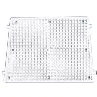 Tlumič vibrací pro zrcadla, šedý plast 300x209 mm