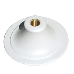   Základna vidlice kormidla pro nafukovací člun kulatá šedá