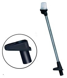 Kruh bílý 100 cm, odnímatelný, černý