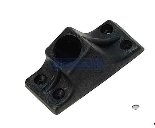 Bimini podrážka z plochého černého plastu 22 mm