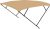Bimini tető dupla keret bézs fekete cső 225x170-190x129 cm EVA