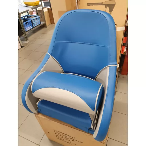 Rozkládací sedadlo ocean blue-grey