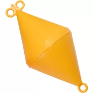 Bójka dvojitý kužel s dvojitým koncem žlutá 32 * 75 cm