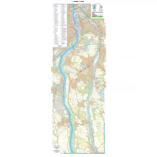 Kniha, Vodní mapa Dunaj Budapest-Dunaújváros (HUNGARY)