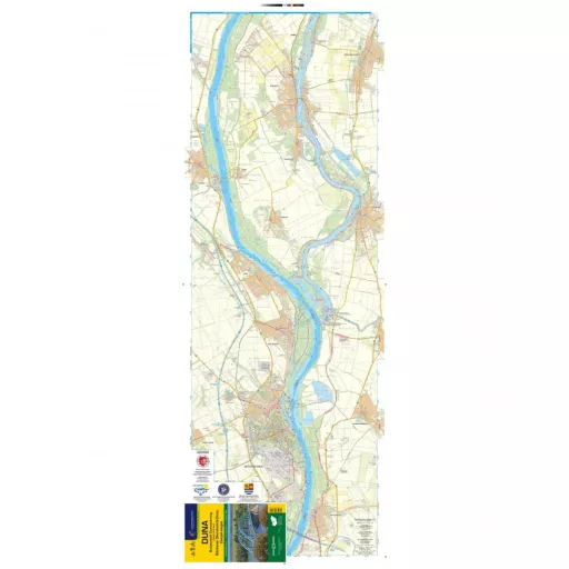 Kniha, Vodní mapa Dunaj Budapest-Dunaújváros (HUNGARY)