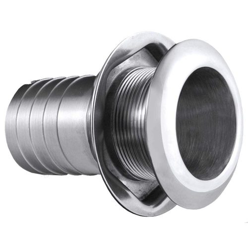 Kivezető cső testen át inox nagy átfolyású 29 mm EVA