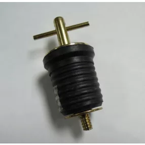 Vízkivezető dugó csavarzárral sárgaréz 25,4 mm EVA