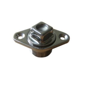 Fenékvíz leeresztő dugó inox kúpos vízzáró EVA