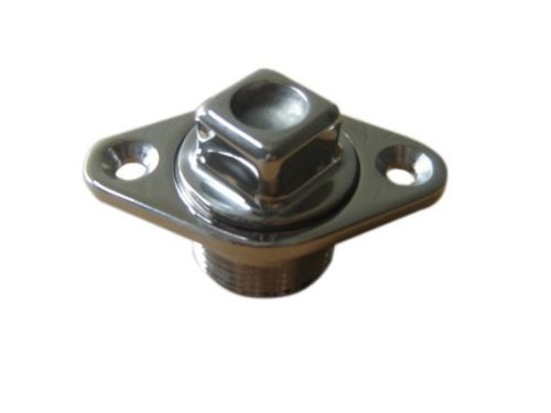 Fenékvíz leeresztő dugó inox kúpos vízzáró EVA