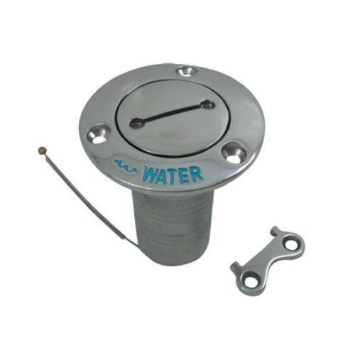 Uzamykatelné hrdlo palivové nádrže, rovné, 50 mm, z nerezové oceli