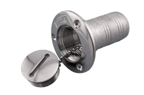 Uzamykatelné hrdlo palivové nádrže, rovná nerezová ocel