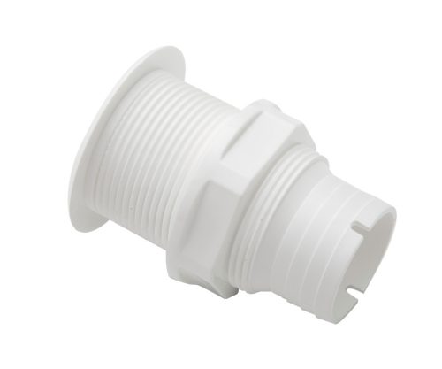 Vízkivezető egyenes menetes műanyag fehér 38 mm EVA