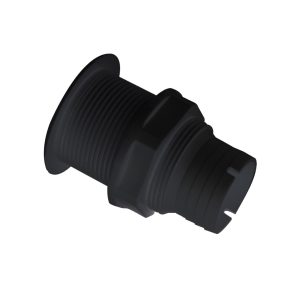 Vízkivezető egyenes menetes műanyag fekete 44,5 mm EVA