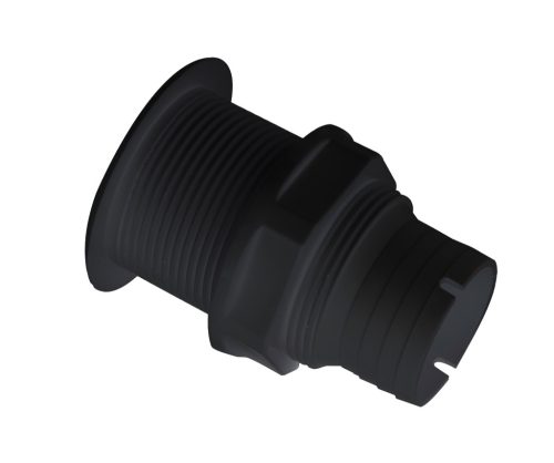 Vízkivezető egyenes menetes műanyag fekete 44,5 mm EVA