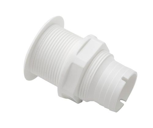 Vízkivezető egyenes menetes műanyag fehér 44,5 mm EVA
