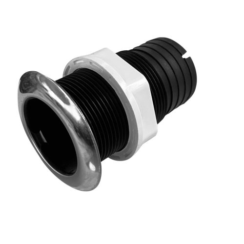 Vízkivezető sztenderd egyenes menetes inox/műanyag 38 mm EVA