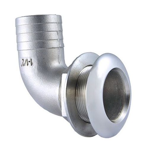 Lefolyó könyök inox 19 mm EVA