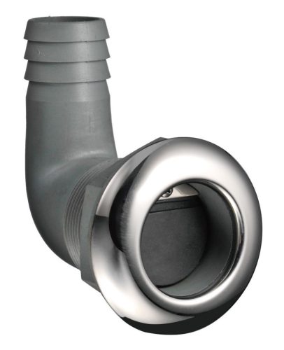 Lefolyó visszacsapó könyök 90° inox/műanyag 38 mm EVA