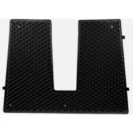 Tlumič vibrací pro zrcadla, plast, černý, 430 x 324 mm, 