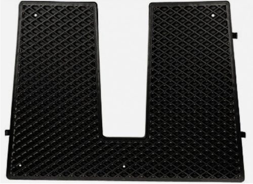Tlumič vibrací pro zrcadla, plast, černý, 430 x 324 mm, 