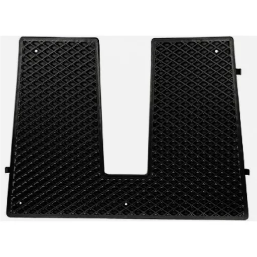 Tlumič vibrací pro zrcadla, plast, černý, 430 x 324 mm, 