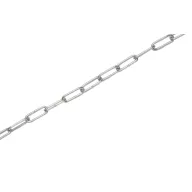 Řetěz z nerezové oceli dlouhý článek 4 mm z AISI 316
