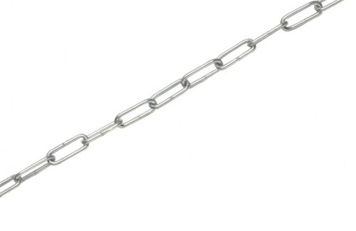Řetěz z nerezové oceli dlouhý článek 4 mm z AISI 316