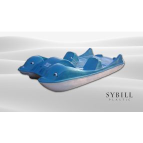 Vodní kolo delfín 4-6 osob plast SYB