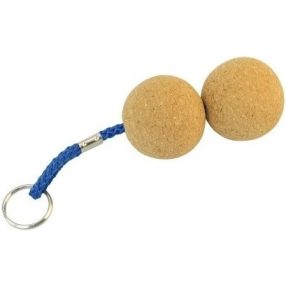 Kroužek na klíče se 2 korkovými kuličkami 50 mm