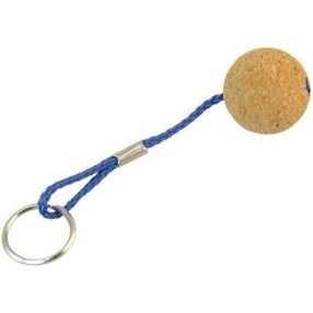 Kroužek na klíče s 1 korkovou kuličkou 35 mm