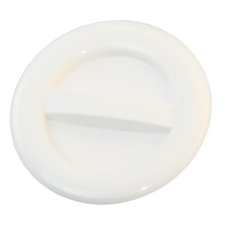 Víko úložného prostoru, kulaté, plastové 235 mm bílé LIN