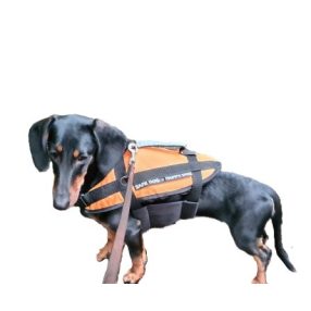 Plovoucí pomůcka pro psy 15-40 kg oranžová