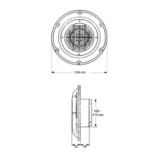 SMART VENT 300 s krytem z nerezové oceli
