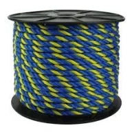 Lano PP tmavě modro-žluté 8 mm