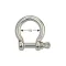 Zakřivený třmen z nerezové oceli 4 mm <10-St.Pack>