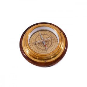 Stolní kompas na dřevěné desce 15 cm VVL