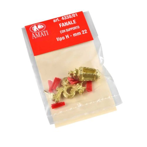 Hajólámpa 22mm hátsó piros VVL