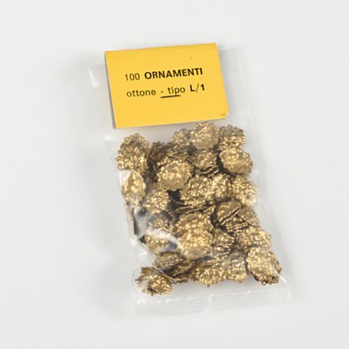 Oroszlánfej ornamentika réz 10 darab VVL